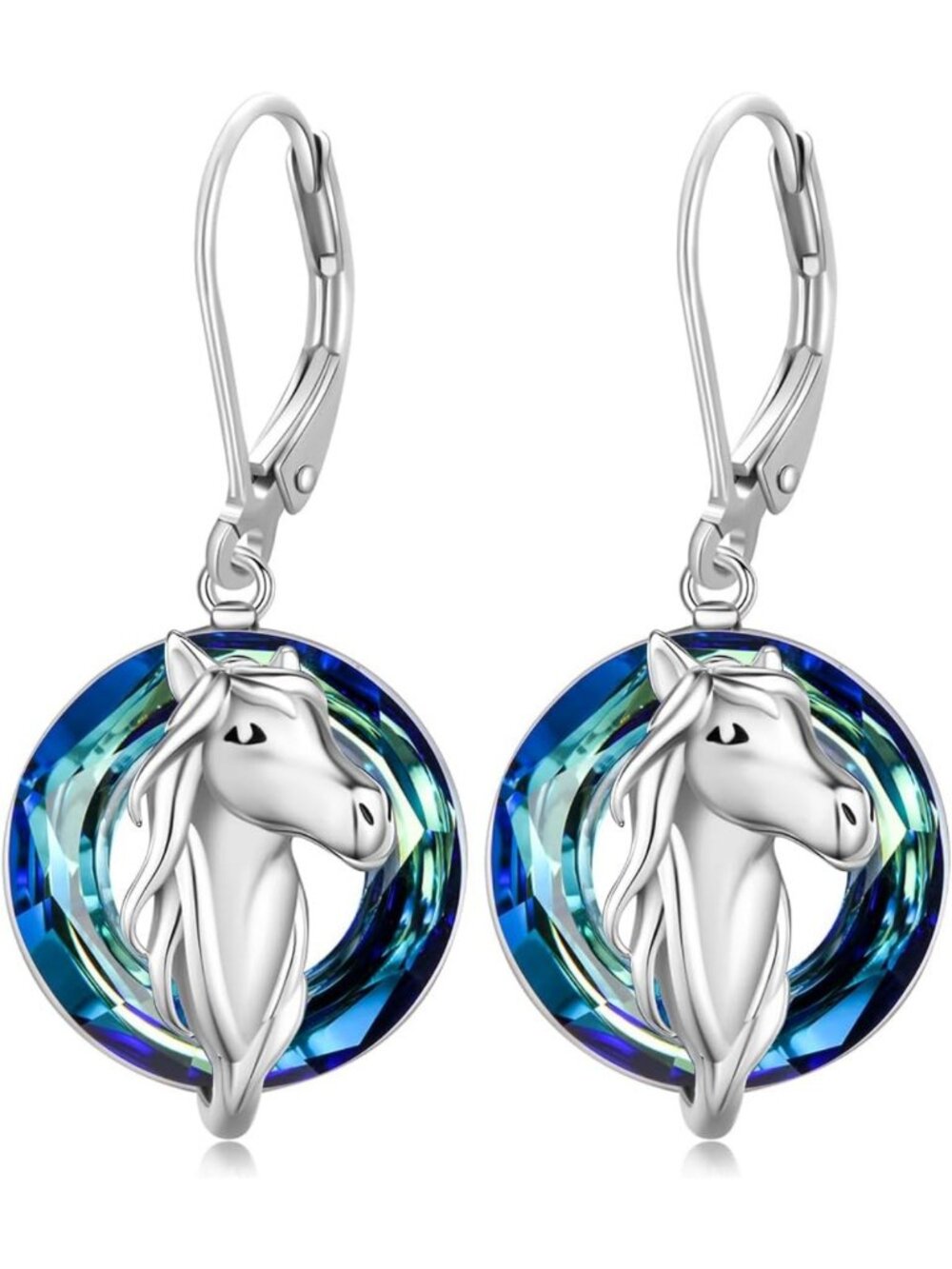 Sterling Silver Horse Earrings for Women | Kentucky Derby Jewelry Gift